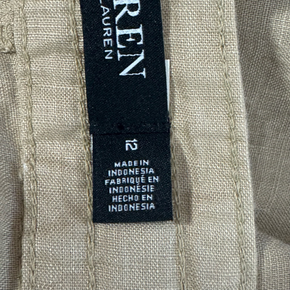 Lauren Ralph Lauren Jovonie Wide Leg Pants Size 12 - Picture 8 of 9
